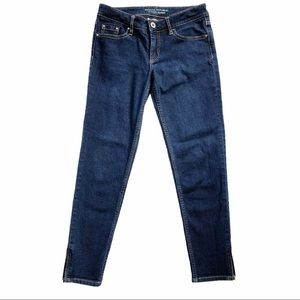 BR Classic Skinny Liz Ankle Zip jeans dark wash 2 VGUC